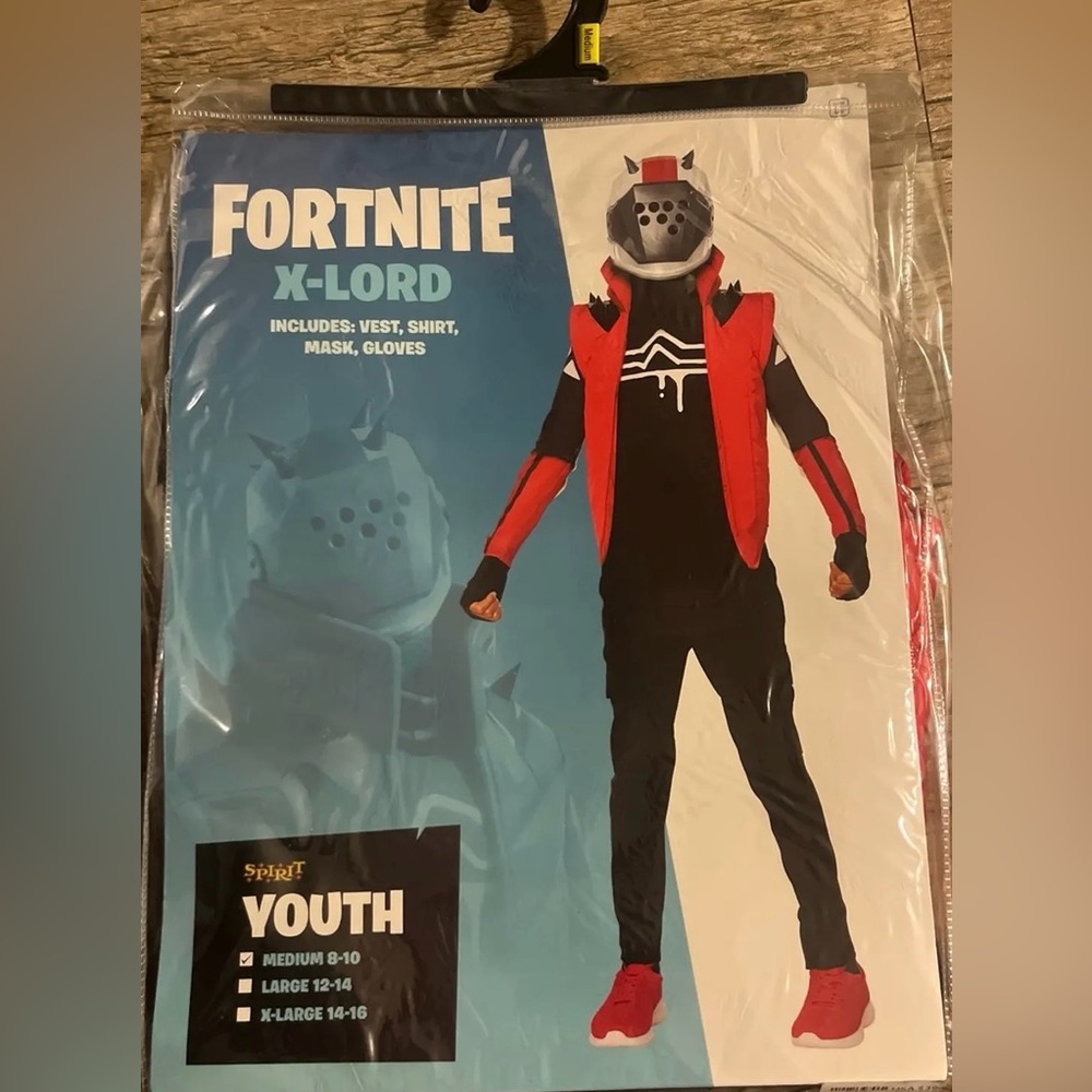 Spirit Fortnite X-Lord Kids Costume - Medium 8/10